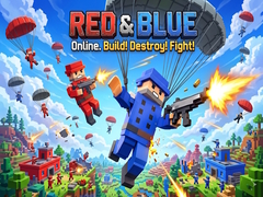 Ойын Red & Blue: Online. Build! Destroy! Fight!
