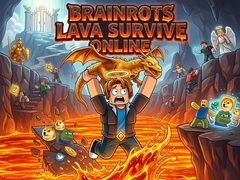 Ойын Brainrots Lava Survive Online