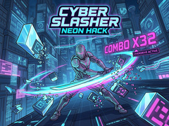 Ойын Cyber Slasher: Neon Hack