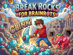 Ойын Break Rocks For Brainrots