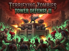 Ойын Terrifying Zombies Tower Defense II