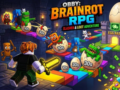 Ойын Obby: Brainrot RPG Slasher & Loot Adventure