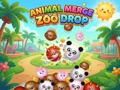 Ойын Animal Merge Zoo Drop
