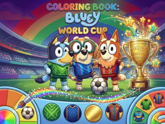 Ойын Coloring Book: Bluey World Cup