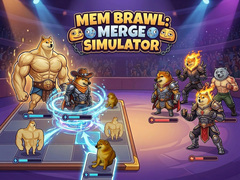 Ойын Mem Brawl: Merge Simulator