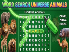 Ойын Word Search Universe Animals