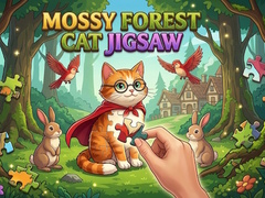 Ойын Mossy Forest Cat Jigsaw