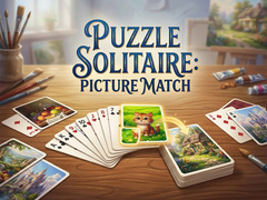 Ойын Puzzle Solitaire Picture Match