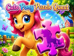Ойын Cute Pony Puzzle Quest