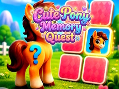 Ойын Cute Pony Memory Quest