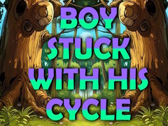 Ойын Boy Stuck with His Cycle