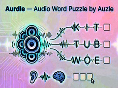 Ойын Aurdle — Audio Word Puzzle by Auzle