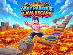 Ойын Obby Parkour: Lava Escape