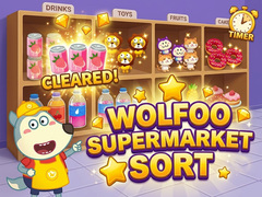 Ойын Wolfoo Supermarket Sort