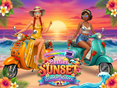 Ойын Besties Sunset Scooter Rider