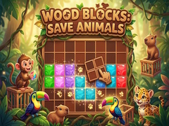 Ойын Wood Blocks: Save Animals