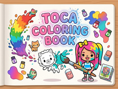 Ойын Toca Coloring Book