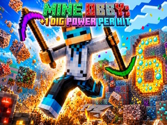 Ойын Mine Obby: +1 Dig Power per Hit