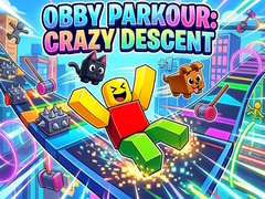 Ойын Obby Parkour: Crazy Descent