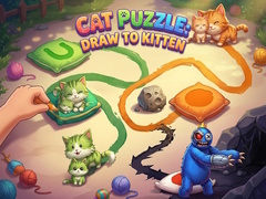 Ойын Cat Puzzle: Draw To Kitten