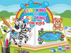 Ойын Learning and Coloring For Kids