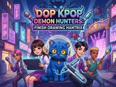 Ойын DOP KPop Demon Hunters: Finish Drawing Hantrix