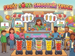Ойын Fruit Sort: Smoothie Truck