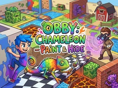 Ойын Obby: Chameleon - Paint & Hide