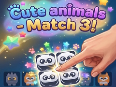 Ойын Cute animals - Match 3!