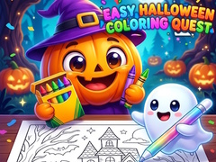 Ойын Easy Halloween Coloring Quest