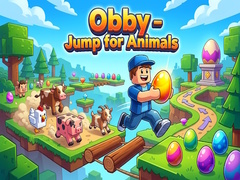 Ойын Obby - Jump for Animals