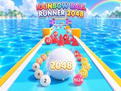 Ойын Rainbow Ball Runner 2048