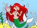 Ойын Mermaid Aquarium Coloring Game